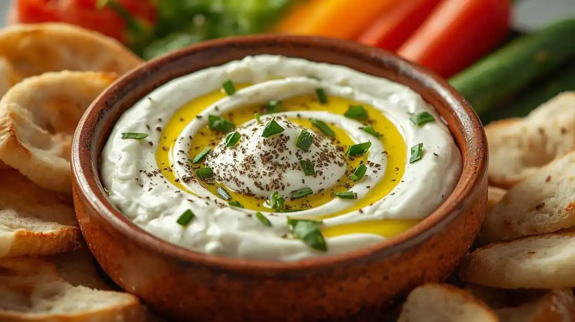 Schafskäse Dip Rezept: Cremiger Feta-Dip in 10 Minuten
