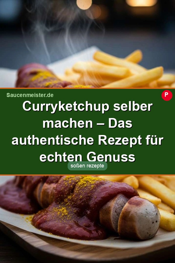 Pinterest Pin: Curryketchup selber machen – Das authentische Rezept für echten Genuss