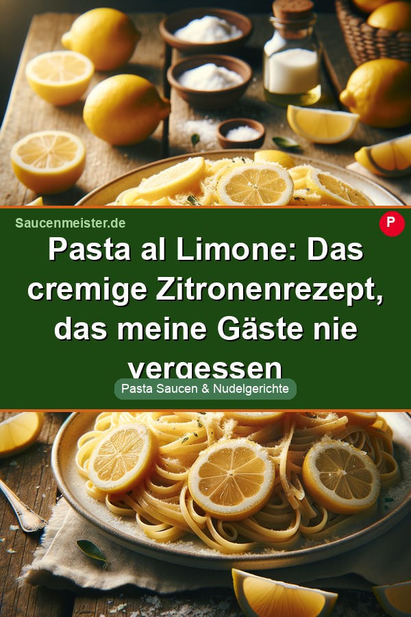 Pinterest Pin: Pasta al Limone: Das cremige Zitronenrezept, das meine Gäste nie vergessen